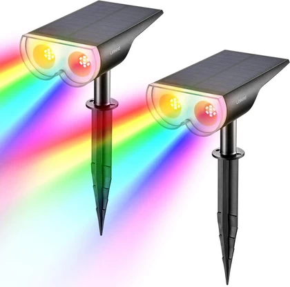 Solar Spot Lights Outdoor Color